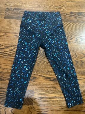 all in motion Black & Blue Speckled Girls' Leggings